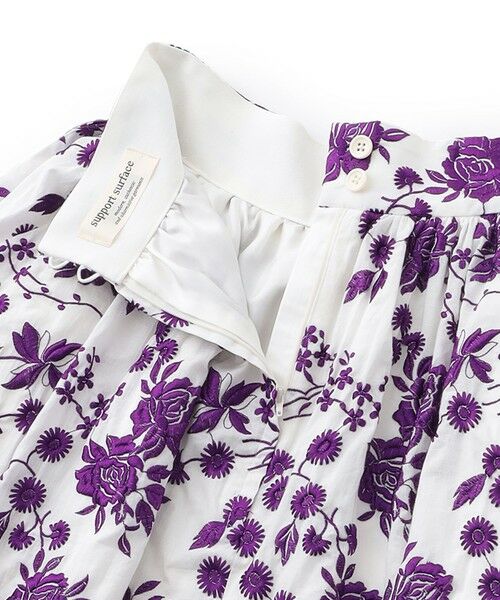 EPOCA / エポカ ロング・マキシ丈スカート | 【support surface】フラワーエンブロイダリースカート《WEB＆EPOCA THE SHOP店舗限定》 | 詳細6