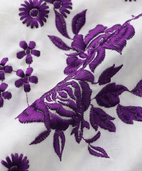 EPOCA / エポカ ロング・マキシ丈スカート | 【support surface】フラワーエンブロイダリースカート《WEB＆EPOCA THE SHOP店舗限定》 | 詳細7