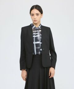 エポカ　ノーカラージャケット&スカート クリーンストレッチ ノーカラージャケット(ジャケット)｜EPOCA
