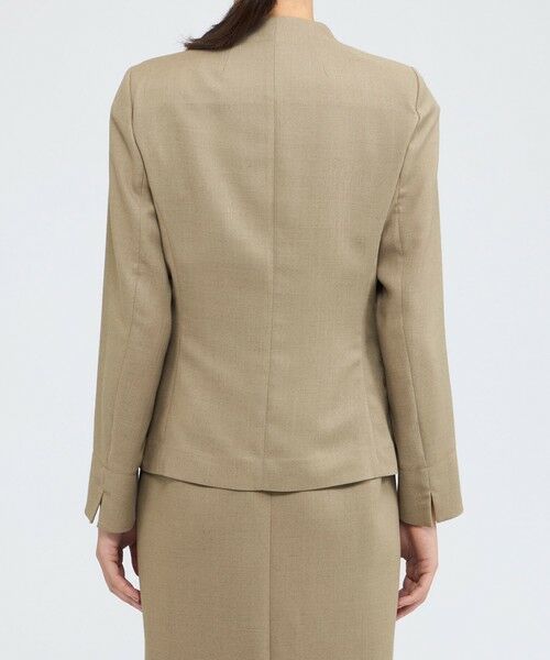 EPOCA / エポカ ノーカラージャケット | ナチュラルビエラ ノーカラージャケット | 詳細6