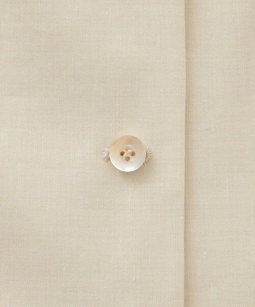 EPOCA / エポカ ノーカラージャケット | リネンブレンド ジレトップス | 詳細11
