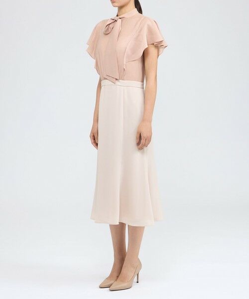 EPOCA / エポカ ロング・マキシ丈ワンピース | シフォンコンビ デザインドレス | 詳細6