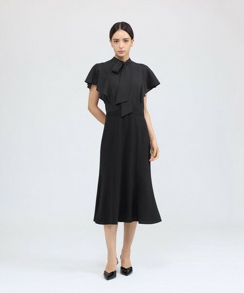 EPOCA / エポカ ロング・マキシ丈ワンピース | シフォンコンビ デザインドレス | 詳細1