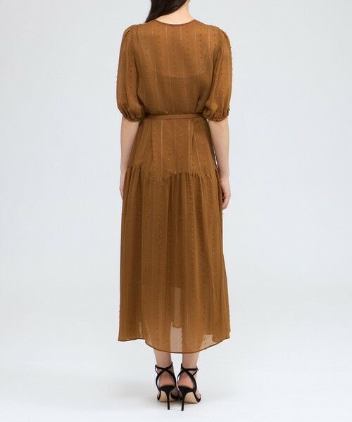 EPOCA / エポカ ロング・マキシ丈ワンピース | ラメストライプジャカード フレアマキシドレス | 詳細9