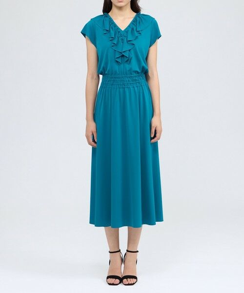 EPOCA / エポカ ロング・マキシ丈ワンピース | ドレープジャージー フレアドレス | 詳細3