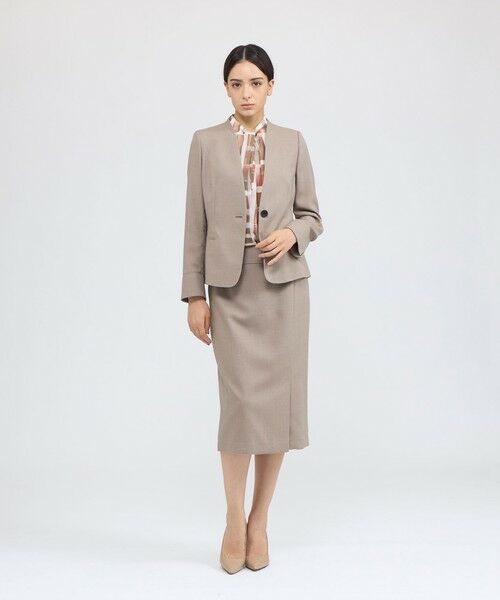 EPOCA / エポカ シャツ・ブラウス | ジオメトリックプリント スタンドカラーブラウス | 詳細4