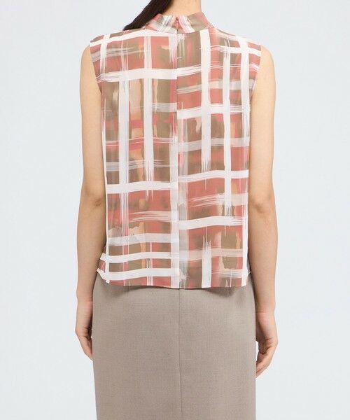 EPOCA / エポカ シャツ・ブラウス | ジオメトリックプリント スタンドカラーブラウス | 詳細7