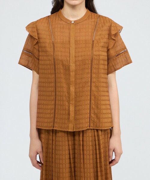 EPOCA / エポカ シャツ・ブラウス | カラミレース フリルブラウス | 詳細5