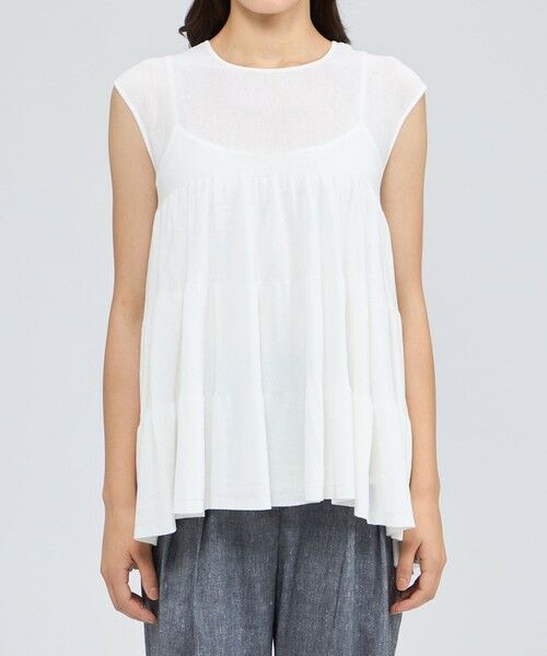 EPOCA / エポカ ニット・セーター | コットンファイン ノースリーブニットプルオーバー | 詳細8