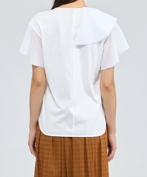 EPOCA / エポカ カットソー | シアーラッフルジャージー デザインカットソー | 詳細7