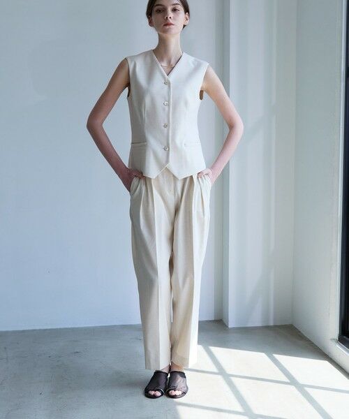 EPOCA / エポカ その他パンツ | リネンブレンド テーパードパンツ | 詳細1