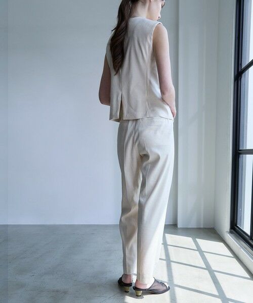 EPOCA / エポカ その他パンツ | リネンブレンド テーパードパンツ | 詳細3
