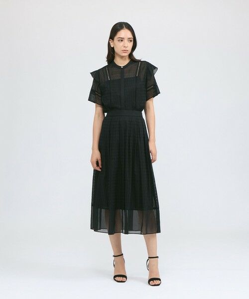 EPOCA / エポカ ロング・マキシ丈スカート | カラミレース フレアスカート | 詳細4