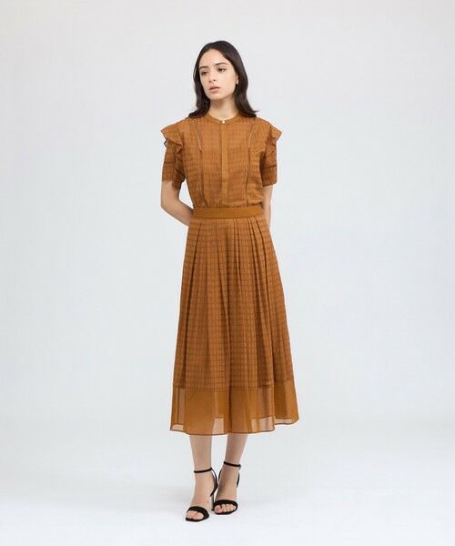 EPOCA / エポカ ロング・マキシ丈スカート | カラミレース フレアスカート | 詳細6