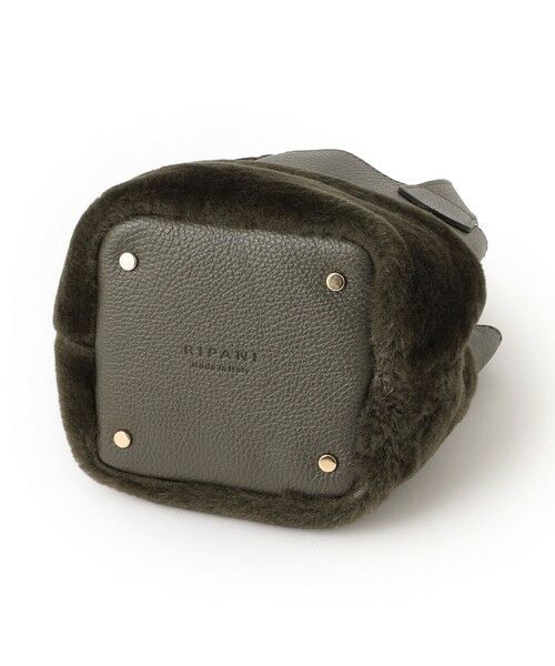 EPOCA / エポカ メッセンジャーバッグ・ウエストポーチ | 【RIPANI】ムートンコンビバケツバッグ《WEB＆EPOCA THE SHOP店舗限定》 | 詳細3