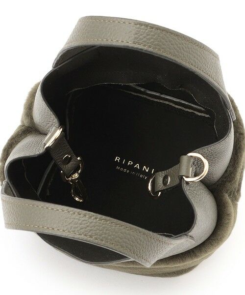 EPOCA / エポカ メッセンジャーバッグ・ウエストポーチ | 【RIPANI】ムートンコンビバケツバッグ《WEB＆EPOCA THE SHOP店舗限定》 | 詳細4