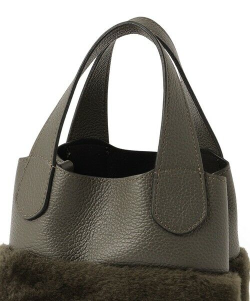 EPOCA / エポカ メッセンジャーバッグ・ウエストポーチ | 【RIPANI】ムートンコンビバケツバッグ《WEB＆EPOCA THE SHOP店舗限定》 | 詳細5