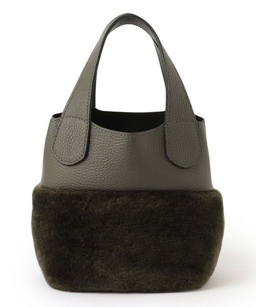 EPOCA / エポカ メッセンジャーバッグ・ウエストポーチ | 【RIPANI】ムートンコンビバケツバッグ《WEB＆EPOCA THE SHOP店舗限定》 | 詳細2