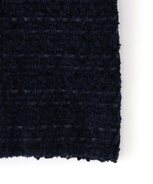 EPOCA / エポカ ノーカラージャケット | 【COOHEM】ベーシックツイードベルベットジャケット《WEB＆EPOCA THE SHOP店舗限定》 | 詳細4