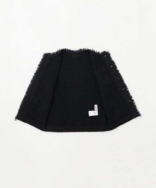 EPOCA / エポカ ノーカラージャケット | 【COOHEM】ベーシックツイードベルベットジレ《WEB＆EPOCA THE SHOP店舗限定》 | 詳細8