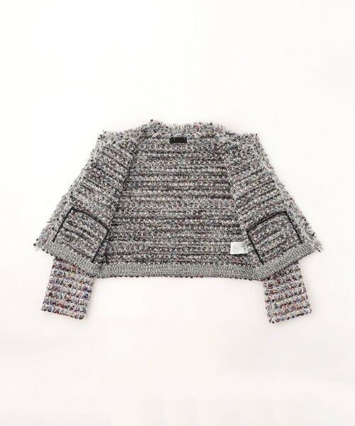 EPOCA / エポカ ノーカラージャケット | 【COOHEM】フェザーミックスツイードジャケット《WEB＆EPOCA THE SHOP店舗限定》 | 詳細5