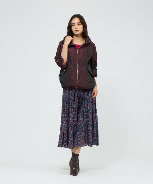 EPOCA / エポカ ノーカラージャケット | ライトメモリータフタ ライトブルゾン | 詳細3