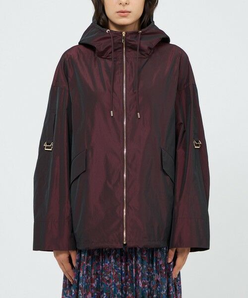 EPOCA / エポカ ノーカラージャケット | ライトメモリータフタ ライトブルゾン | 詳細5