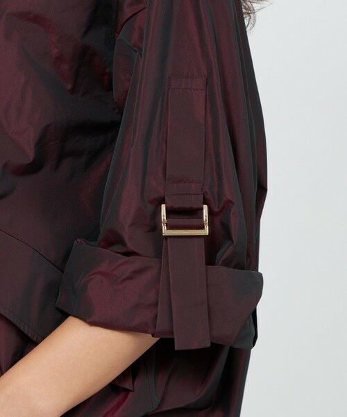 EPOCA / エポカ ノーカラージャケット | ライトメモリータフタ ライトブルゾン | 詳細8