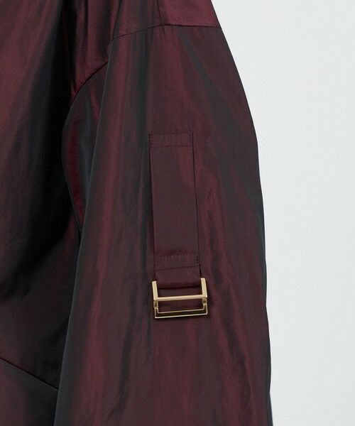 EPOCA / エポカ ノーカラージャケット | ライトメモリータフタ ライトブルゾン | 詳細9