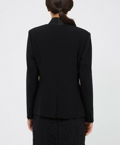 EPOCA / エポカ ノーカラージャケット | コンパクトダブルクロス ノーカラージャケット | 詳細6