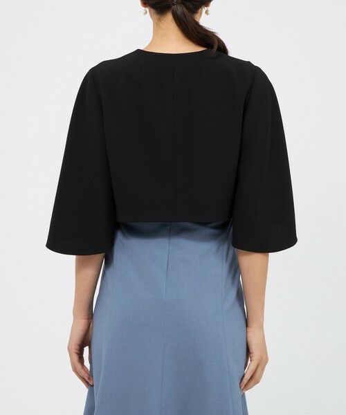 EPOCA / エポカ ノーカラージャケット | コンパクトダブルクロス ボレロ | 詳細5