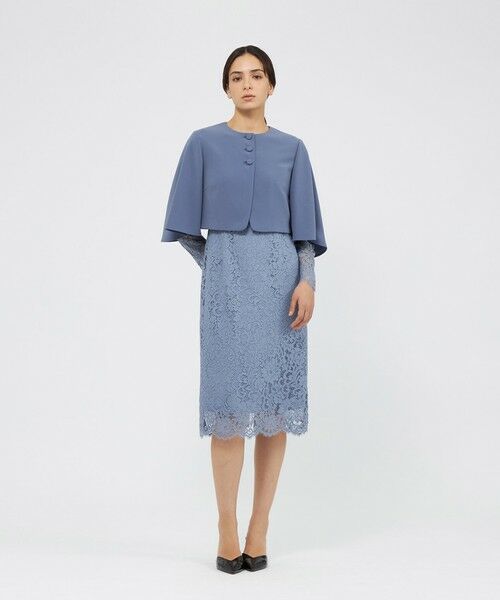 EPOCA / エポカ ノーカラージャケット | コンパクトダブルクロス ボレロ | 詳細2