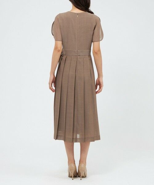 EPOCA / エポカ ロング・マキシ丈ワンピース | ウールボイル プリーツドレス | 詳細5