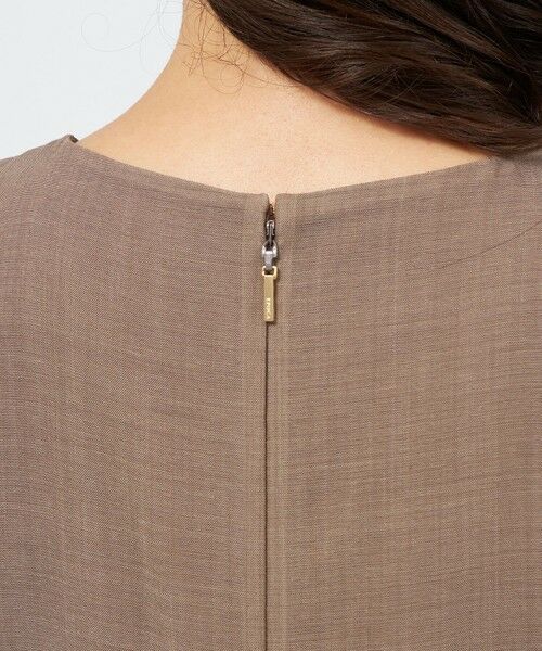 EPOCA / エポカ ロング・マキシ丈ワンピース | ウールボイル プリーツドレス | 詳細6