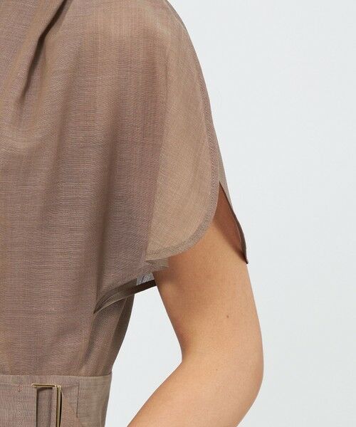 EPOCA / エポカ ロング・マキシ丈ワンピース | ウールボイル プリーツドレス | 詳細7