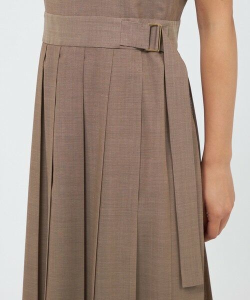 EPOCA / エポカ ロング・マキシ丈ワンピース | ウールボイル プリーツドレス | 詳細8