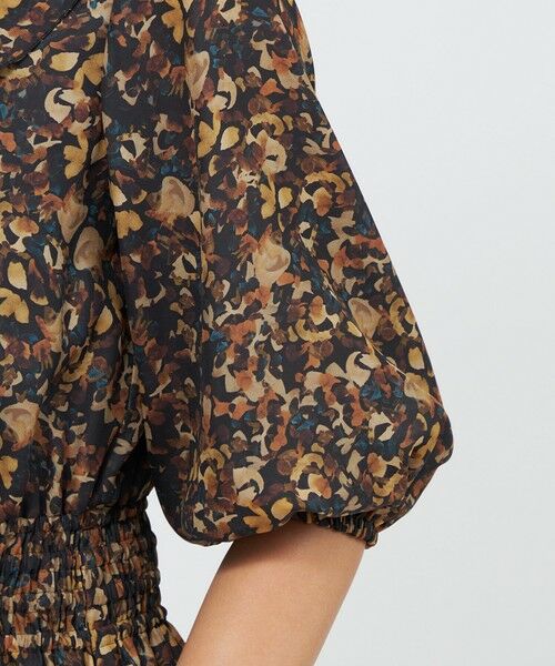 EPOCA / エポカ ロング・マキシ丈ワンピース | スモールフラワープリント フリルワンピース | 詳細6