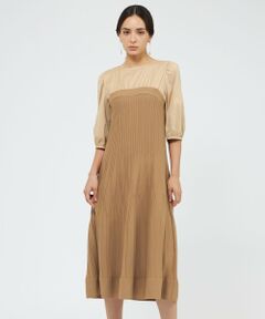 EPOCA / エポカ ロング・マキシ丈ワンピース | ドライポリエステル ニットコンビドレス