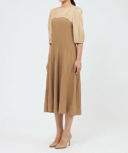 EPOCA / エポカ ロング・マキシ丈ワンピース | ドライポリエステル ニットコンビドレス | 詳細4