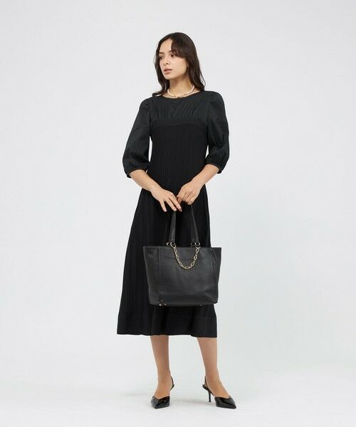 EPOCA / エポカ ロング・マキシ丈ワンピース | ドライポリエステル ニットコンビドレス | 詳細1