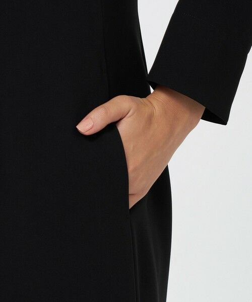 EPOCA / エポカ ロング・マキシ丈ワンピース | コンパクトダブルクロス Vネックワンピース | 詳細6