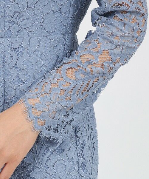 EPOCA / エポカ ロング・マキシ丈ワンピース | フィオーレリバーレース Iラインドレス | 詳細7