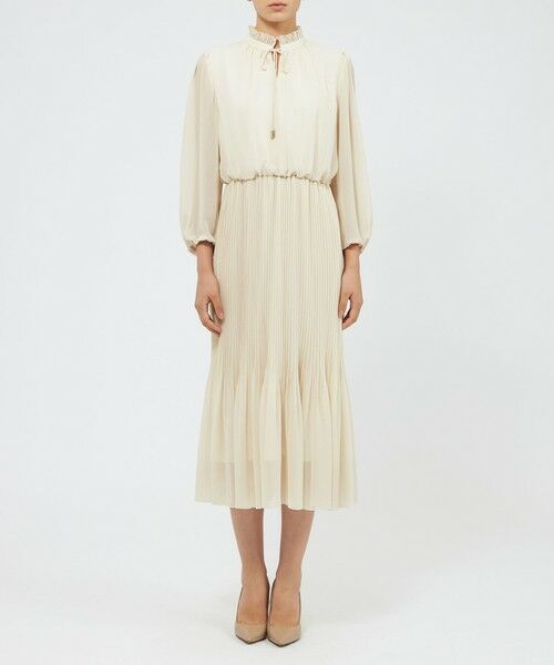EPOCA / エポカ ロング・マキシ丈ワンピース | ドライジョーゼット プリーツワンピース | 詳細3