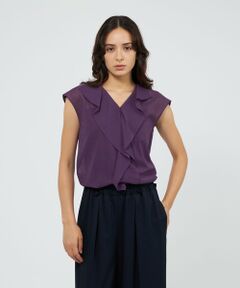 EPOCA / エポカ シャツ・ブラウス | ウールボイル フリルブラウス