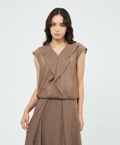 EPOCA / エポカ シャツ・ブラウス | ウールボイル フリルブラウス