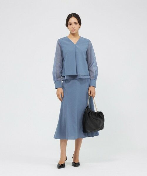 EPOCA / エポカ シャツ・ブラウス | ハイツイストクレープ Aラインブラウス | 詳細2