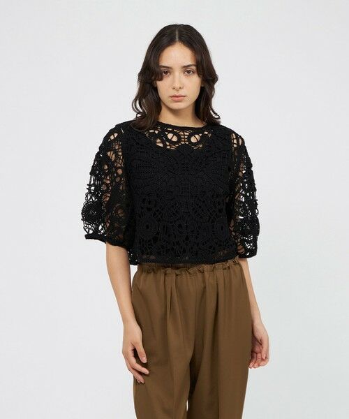 EPOCA / エポカ ニット・セーター | フラワーエンブロイダリー ニットカーディガン | 詳細7