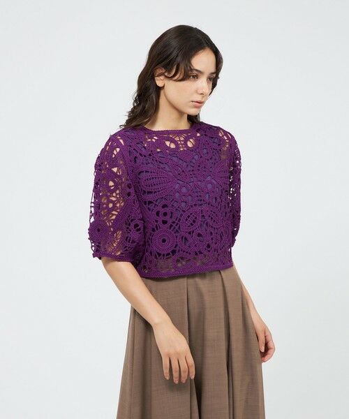 EPOCA / エポカ ニット・セーター | フラワーエンブロイダリー ニットカーディガン | 詳細9