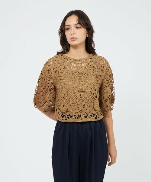 EPOCA / エポカ ニット・セーター | フラワーエンブロイダリー ニットカーディガン | 詳細10