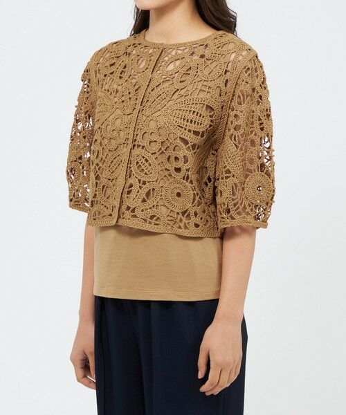 EPOCA / エポカ ニット・セーター | フラワーエンブロイダリー ニットカーディガン | 詳細12